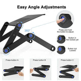 DailyFelief 360° Adjustable Computer Desk Table With Mouse Pad